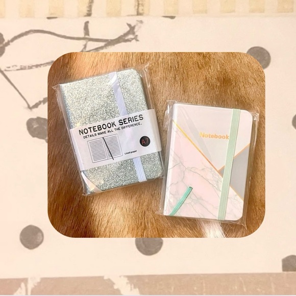 🍭 3/$10 mint green & white marble tiny lined notebook - Picture 13 of 14